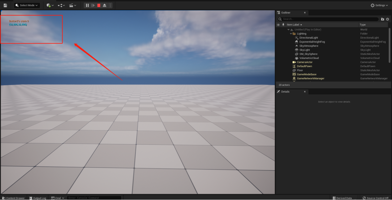 Data in UE View
